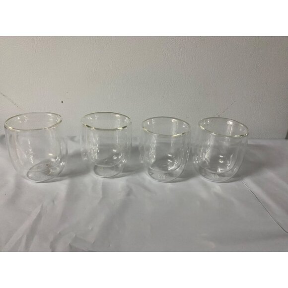 Set of 4 Henckles Zwilling Sorento Double Wall Glassware  for Expresso Coff - Picture 7 of 7